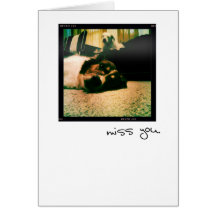 Miss You Greeting Card