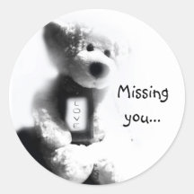 Missing you large stickers