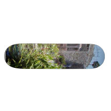 Mission Capistrano Church Construction Walls Fount Skate Board Deck