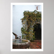 Mission Courtyard Posters