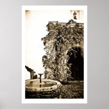 Mission Courtyard Posters