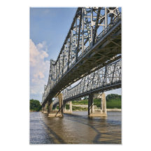 Mississippi Bridge at Natchez Photographic Print