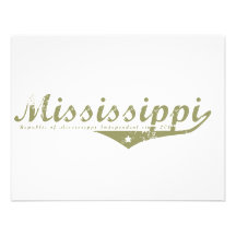Mississippi Revolution T-shirts Personalized Invitation