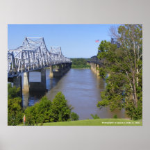 Mississippi River Bridge Print