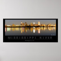 Mississippi River - Memphis TN Posters