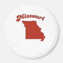 MISSOURI Red State Magnets