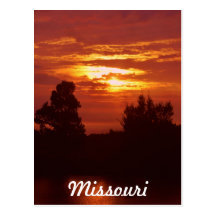 Missouri sunset post cards