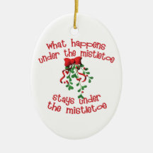 Mistletoe Christmas Ornament