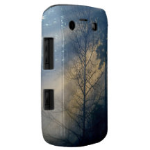 Misty Forest in Fog Nature Scenery Blackberry Case