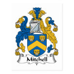 Mitchell Family Crest Postcard