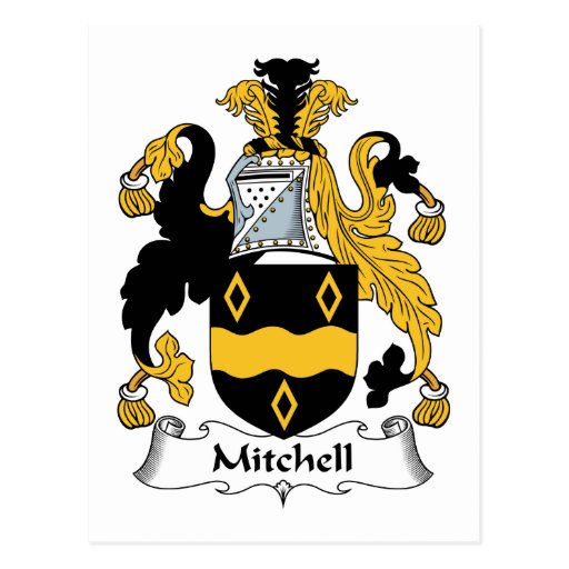 Mitchell Family Crest Postcards