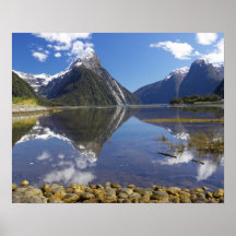 Mitre Peak, Milford Sound, Fiordland National Poster