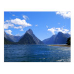 Mitre Peak, Milford Sound, NZ Postcard