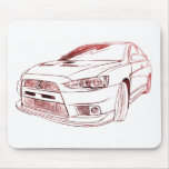 Mitsu Lancer Evo X 2008 Mouse Mat