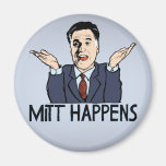 Mitt Happens Refrigerator Magnet