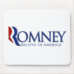 Mitt Romney 2012 Believe in America Mouse Pad