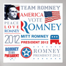 Mitt Romney 2012 Poster