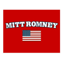 Mitt Romney America Post Card