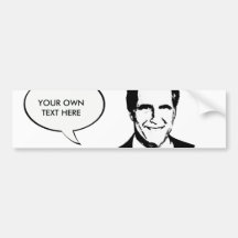 Mitt Romney bw Bumper Stickers