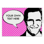 Mitt Romney bw Greeting Cards