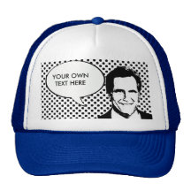 Mitt Romney bw Trucker Hats
