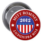 Mitt Romney for President 2012 Button