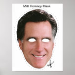 Mitt Romney Halloween Mask Posters