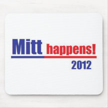 Mitt Romney "Mitt Happens" Mouse Pads