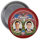 Mitt Romney Paul Ryan Photo Button