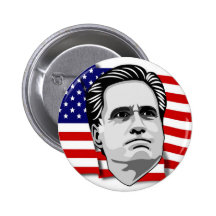 Mitt Romney Pinback Buttons