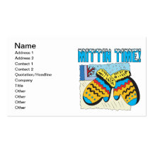 Mittin Time Business Card Template
