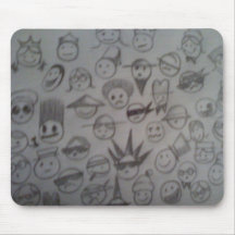 Mix emotions 02 mouse pad
