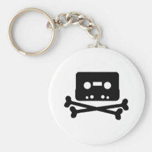 Mix Tape Pirate Key Chain
