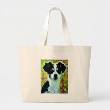 Mixed Breed Dog Tote Bags