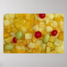 Mixed fruit salad print