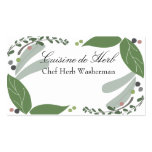 Mixed savory herbs chef catering business cards... business cards