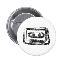 Mixtape Pinback Buttons