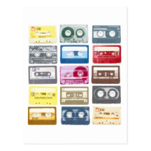 Mixtapes Graphic Post Card