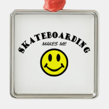 MMS: Skateboarding Christmas Ornament