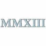 MMXIII 2013 Roman Numerals Embroidered Shirt