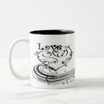 Mocha Swirls of Looove Coffee Mugs