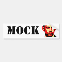 MOCK bumper sticker