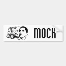 MOCK bumper sticker