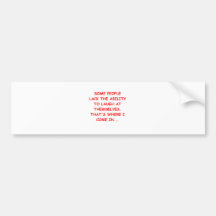 mockery bumper sticker