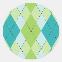 Mod Argyle Stickers