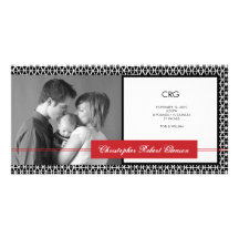 Mod Baby Photo Card