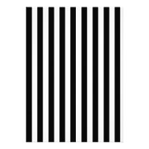 Mod Black and White Stripes Pattern Cards