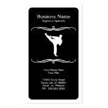 mod martial arts business card templates