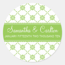 Mod Pattern Monogram Sticker