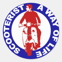 Mod Scooterist A Way Of Life Sticker